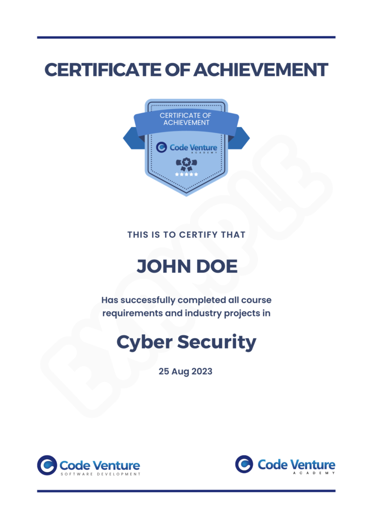 Cyber Security – Job Ready Program - Code Venture Academy